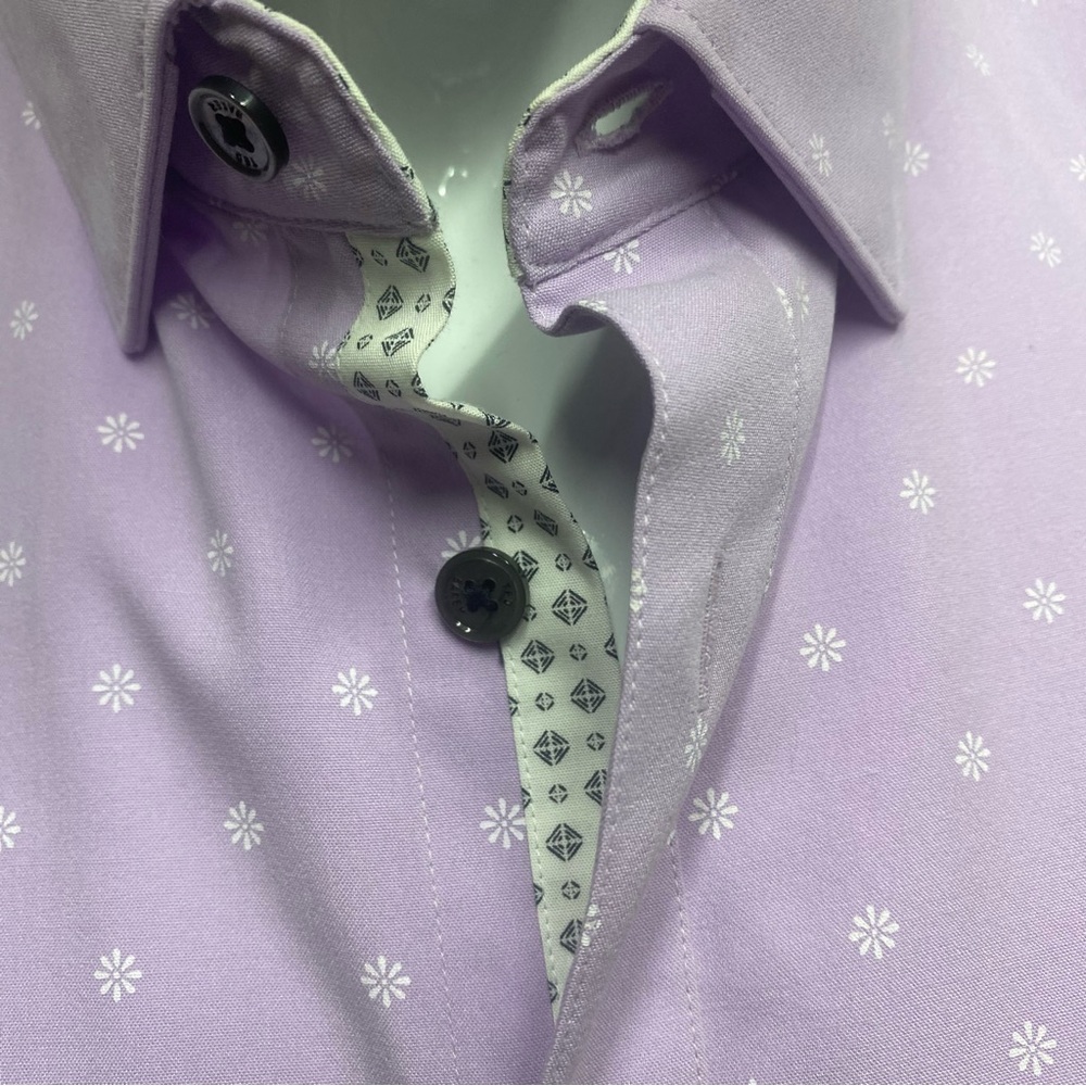 Ted Baker Lavender Short Sleeve Shirt, Flawless, 6 (XXL) - Picture 5 of 11